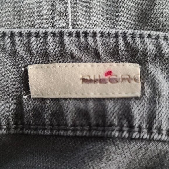 Anthropologie Pilcro The Borrowed Boyfriend Jeans Sz 32 Gray Distressed NWOT - Picture 3 of 14